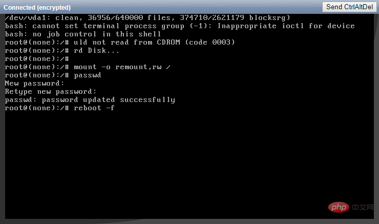 How to reset the remote password of a Linux cloud server