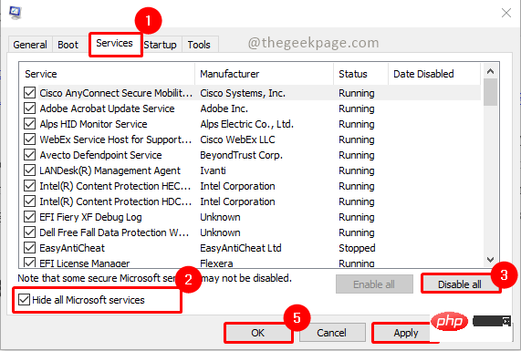 How to fix write proxy settings access denied error