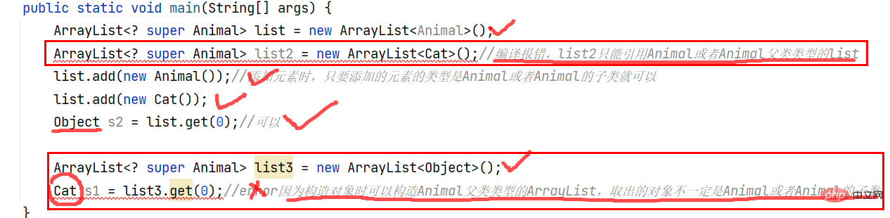 Java의 제네릭 및 와일드카드 분석 예