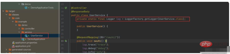 How to get a handle on SpringBoot log files