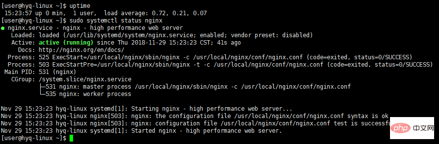 How to add system services to Nginx in CentOS7