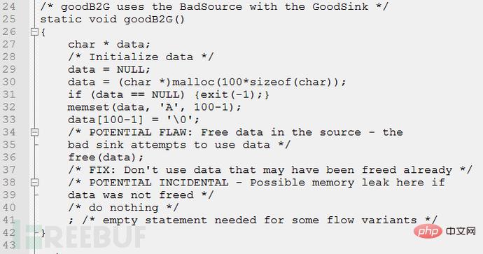 So implementieren Sie eine Schwachstellenanalyse, die durch die Verwendung nach der Veröffentlichung eines C++-Programms verursacht wird