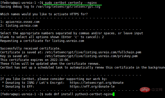 Bagaimana Nginx menggunakan Let's Encrypt untuk menyulitkan https