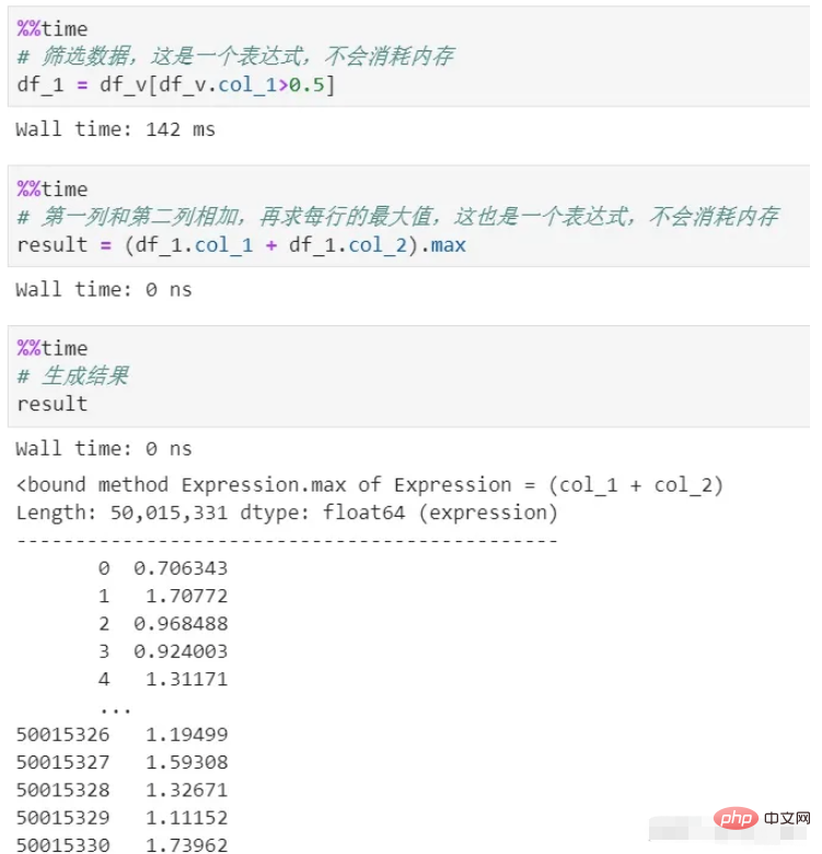 Python Vaex가 100G 대용량 데이터 볼륨을 빠르게 분석하는 방법