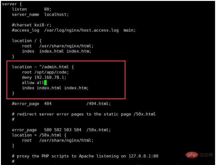 How to configure Nginx access restrictions