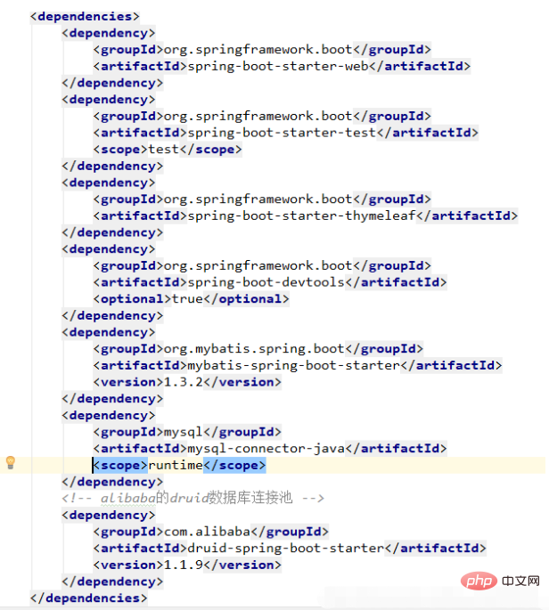 Comment résoudre lerreur de Springboot en utilisant le pool de connexion à la base de données Druid dAlibaba