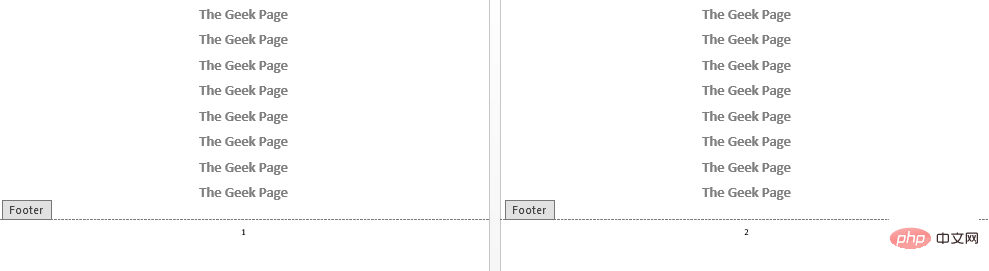 如何在 Microsoft Word 文档中隐藏单个页码