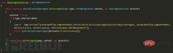 SoapFormatter deserialization vulnerability example analysis