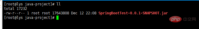 So stellen Sie ein lokales SpringBoot-Projekt-JAR-Paket in einer Linux-Umgebung bereit