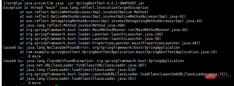 So stellen Sie ein lokales SpringBoot-Projekt-JAR-Paket in einer Linux-Umgebung bereit