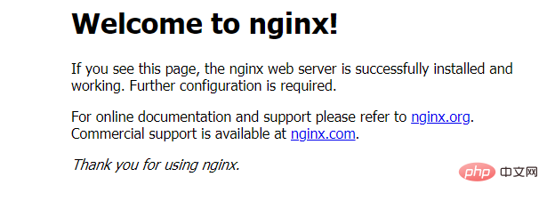 So lösen Sie das Problem, dass auf Docker Nginx nach der Ausführung nicht zugegriffen werden kann