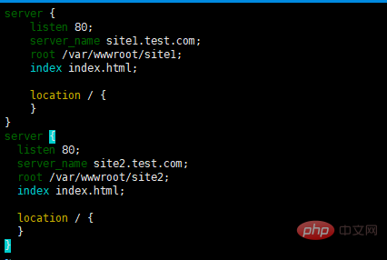 How to configure Nginx virtual host in CentOS7.3