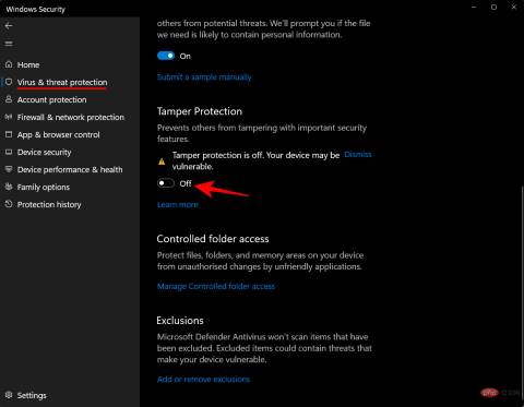 在 Windows 11 中禁用 Windows 安全防病毒软件的 6 种方法