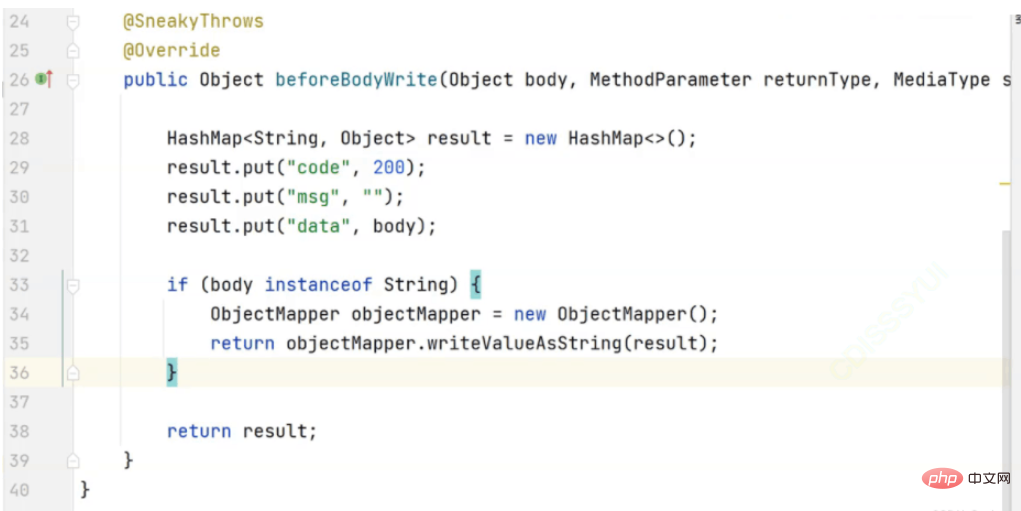 How to implement unified function processing in SpringBoot