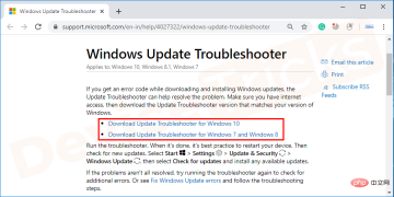 如何修复配置 Windows 更新还原更改错误的失败?