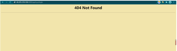 How to solve nginx error 404Not Found when accessing dynamic interface