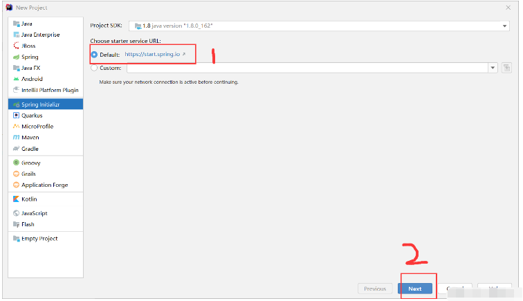 IDEA가 새로운 springboot 프로젝트를 생성할 때 pom.xml 파일이 생성되지 않는 문제를 해결하는 방법