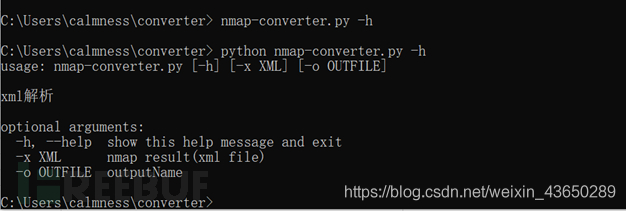 Contoh analisis operasi Nmap