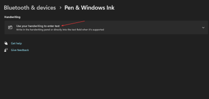 如何在 Windows 11 中启用和禁用指尖书写