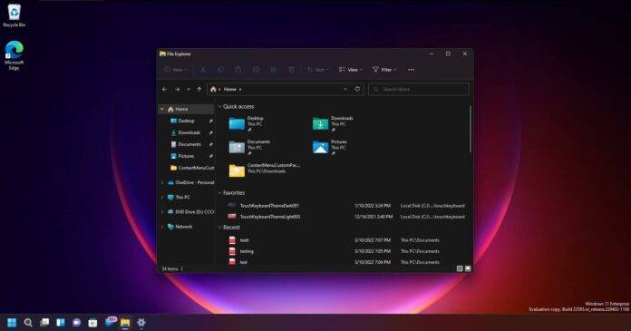 Windows 11 Build 22593 动手：文件资源管理器更新了新的变化