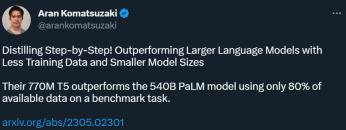 Distillation can also be Step-by-Step: the new method allows small models to be comparable to large models 2000 times the size
