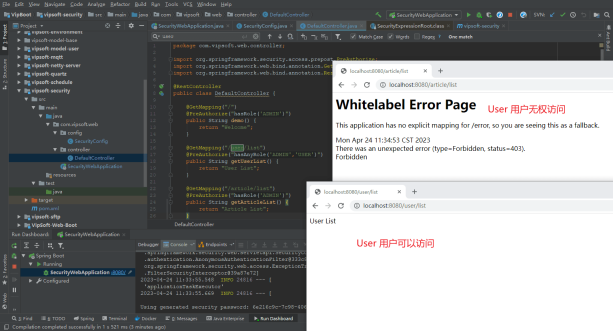 How to use SpringBoot SpringSecurity