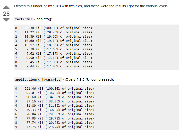 Comment accélérer les performances de nginx