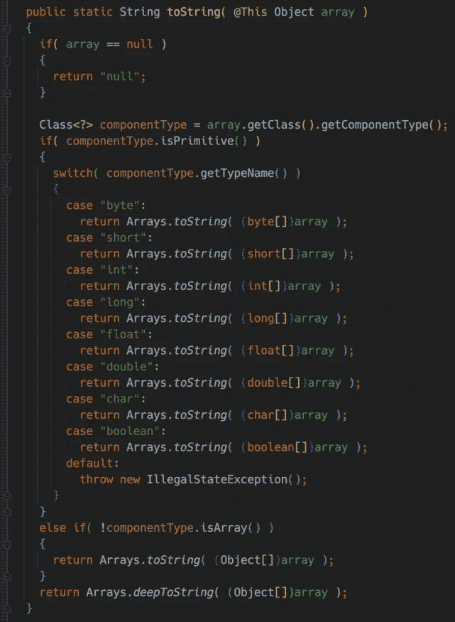 Was sind die fehlenden Funktionserweiterungsmethoden von Java?