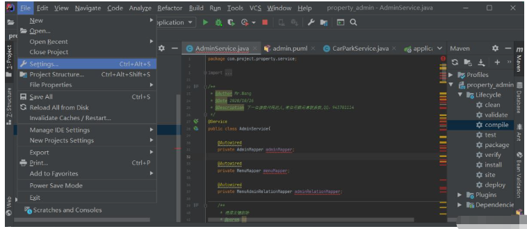 How IntelliJ IDEA runs the SpringBoot project