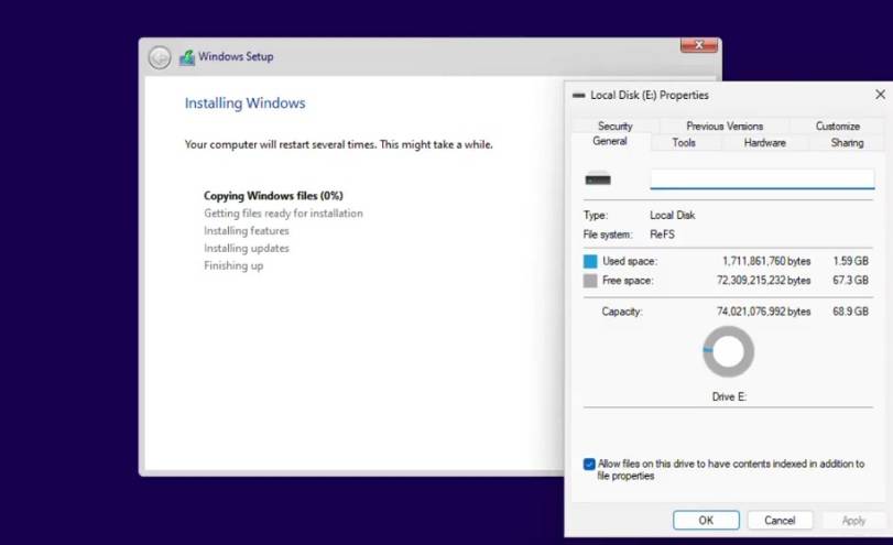 Windows 11 正在获得一个新的文件系统 (ReFS​​)，但微软不会放弃 NTFS