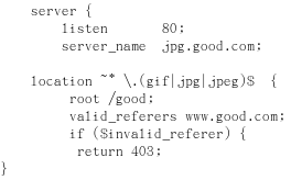 Nginx防盜鏈怎麼配置