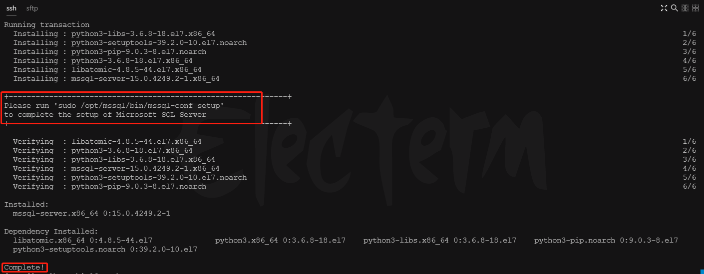 Comment installer SQLServer2019 sous Linux