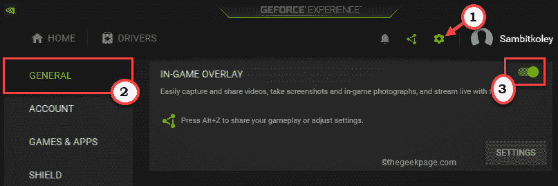 修复：GeForce Experience 游戏内覆盖不起作用