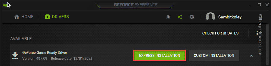 修复：GeForce Experience 游戏内覆盖不起作用