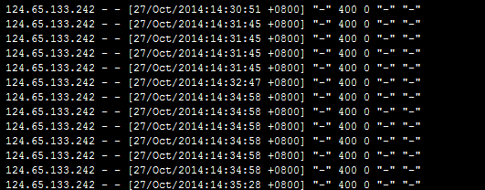 So beheben Sie eine große Anzahl von http 400-Fehlern im Nginx-Zugriffsprotokoll des Linux-Servers