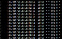 Linux服务器nginx访问日志里出现大量http 400错误怎么解决