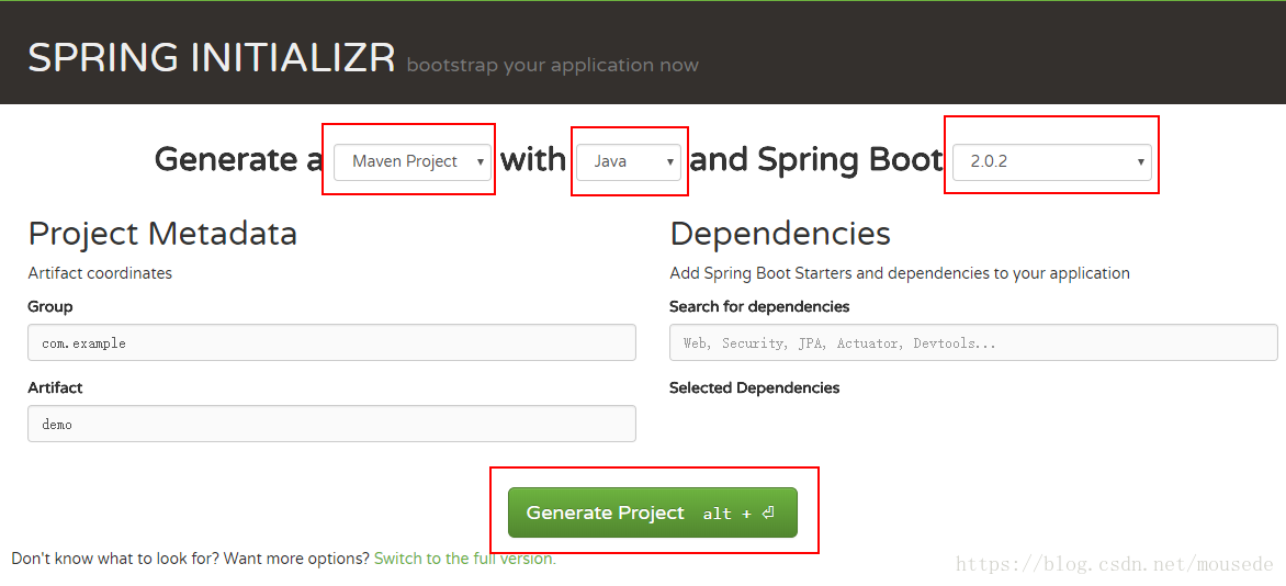 Apakah cara untuk mencipta projek springboot dalam eclipse