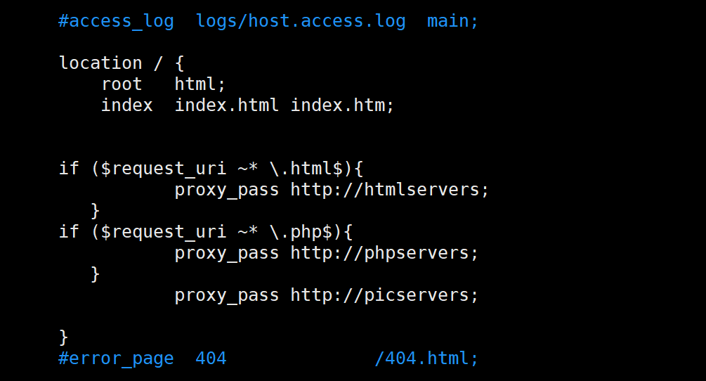 How to use nginx to implement a load balancing cluster with dynamic and static separation