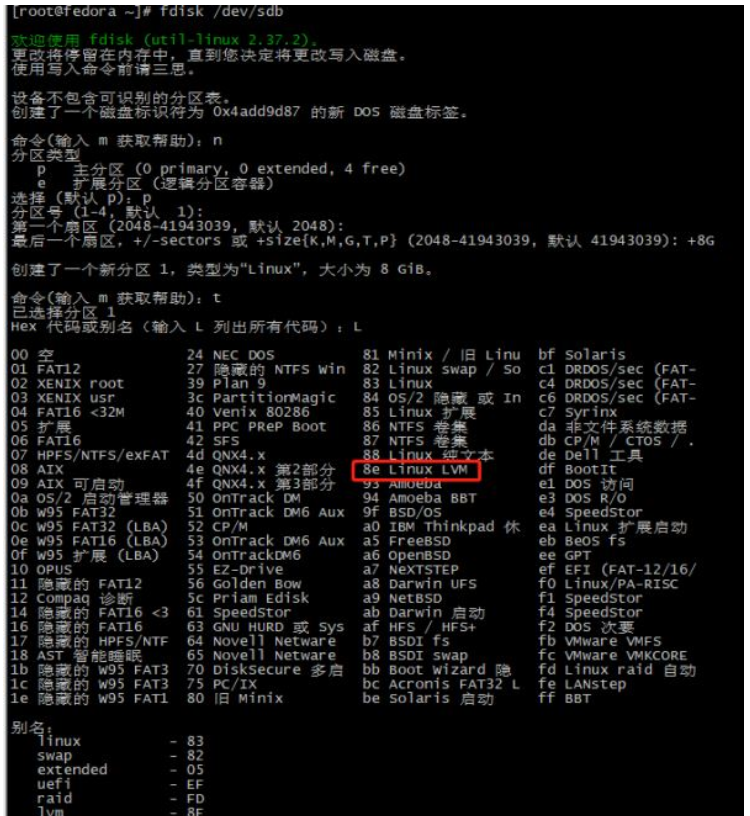 Comment utiliser les commandes dopération de disque LVM dans la gestion de disque Linux