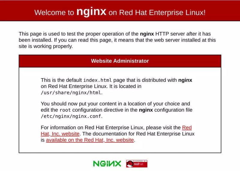 Centos8 installation nginx instance analysis