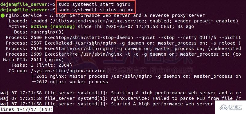 Comment démarrer et arrêter Nginx sous Linux