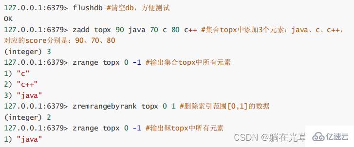 What are the knowledge points of Redis ordered set zset?