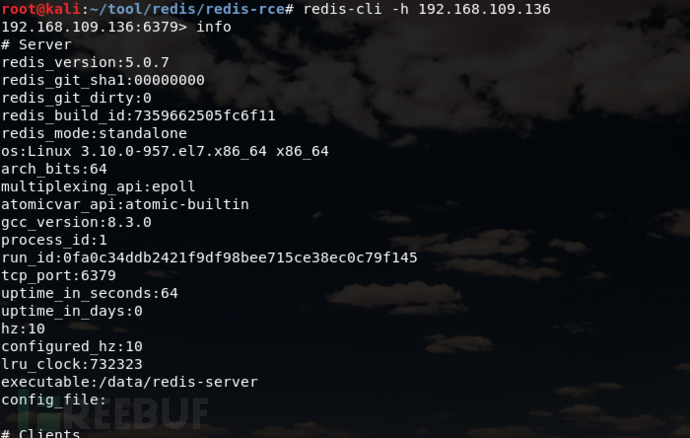 Contoh analisis Redis+Getshell