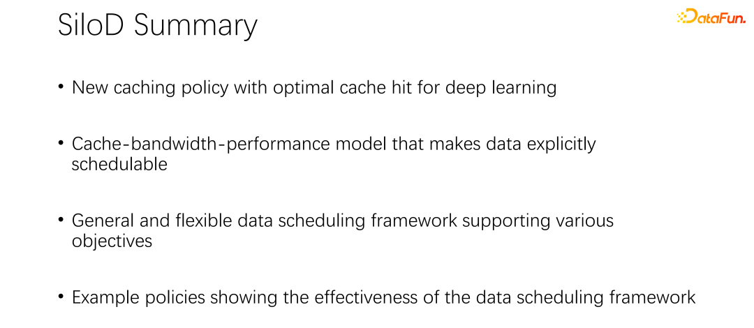 Cache optimization practice for large-scale deep learning training