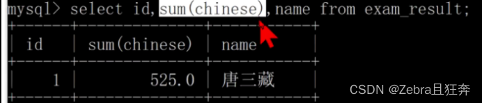 Example analysis of MySQL aggregation query and union query operations