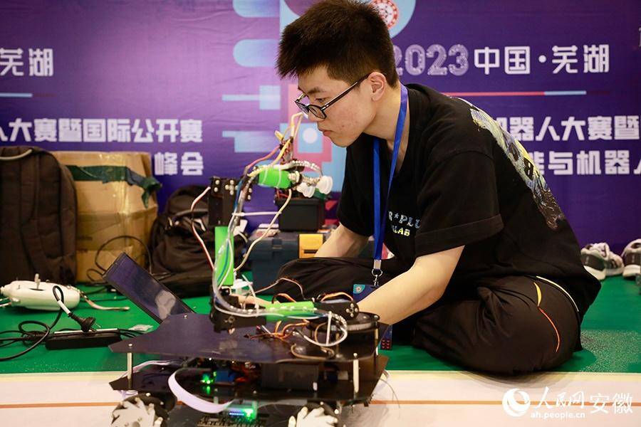 Robots compete in Wuhu competition