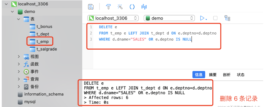 Bagaimana untuk memadam data pangkalan data MySQL