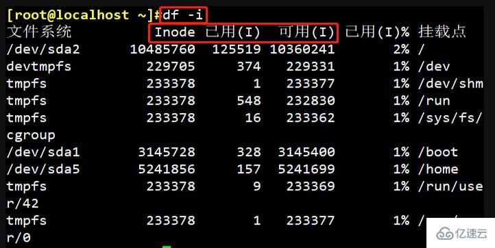 Linux i-node 번호는 무엇을 의미합니까?